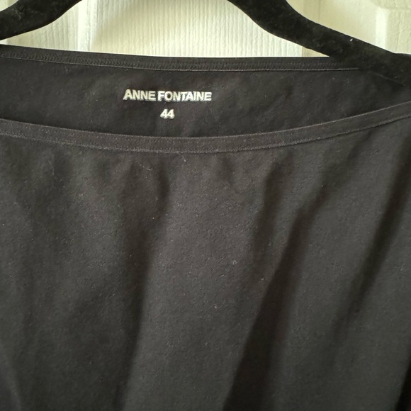 Anne Fontaine Size 44 Black Sleeveless Top NWOT - Picture 3 of 15